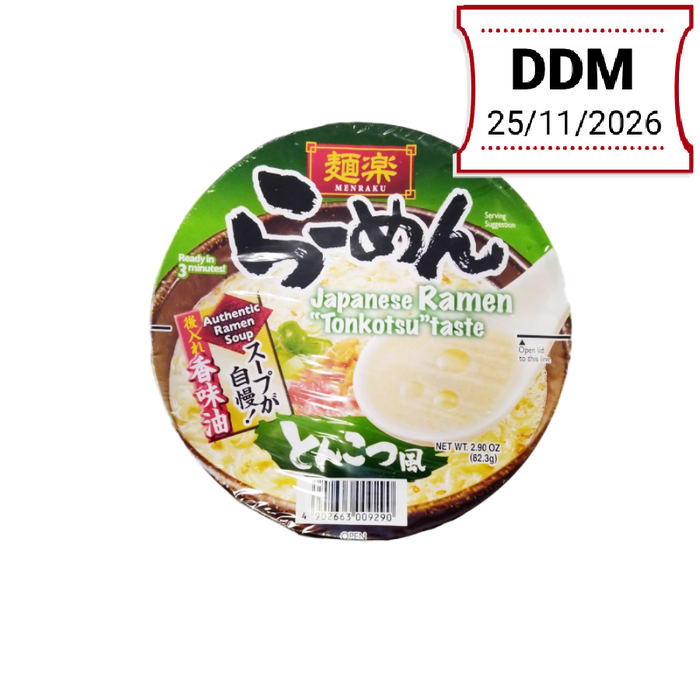 Hikari Miso ramen instantané tonkotsu 82,3g DDM 25/11/2026