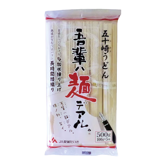 Ehime Taiki Nokyo - Nouilles de blé épaisses udon 5X100g