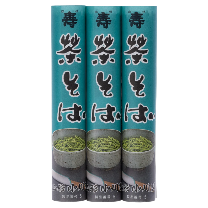 Ogawa seimen - Soba à la saveur de thé vert 3x160g