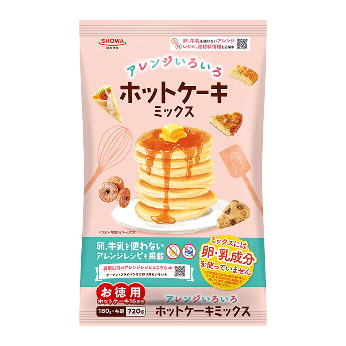 Showa - Assortiment de mélange pour pancakes 4X180g