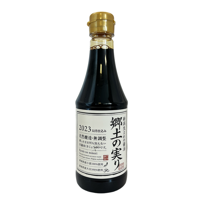 ホクショク　新潟県産醤油郷土の実り天然醸造仕込 360ml