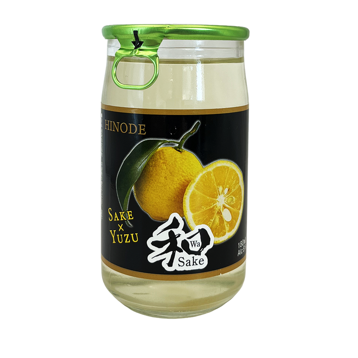 Hinode - Yuzu Sake 8.9% in a 180ml cup