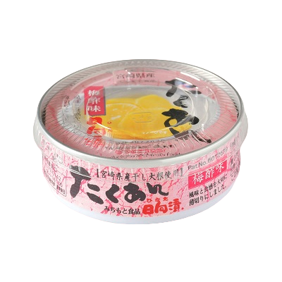道本食品 - たくあんの缶詰 (梅酢味) 70G