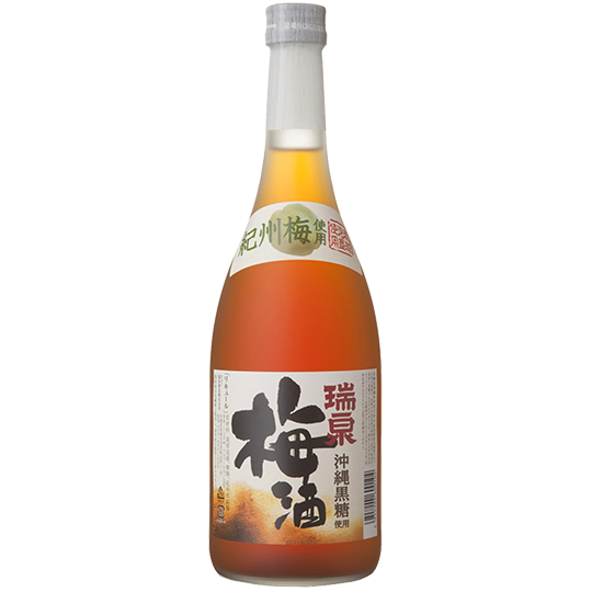 Zuisen - Umeshu okinawa kokuto mit schwarzem Zucker 12 %  720 ml