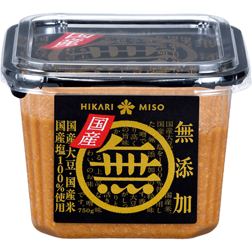 ひかりみそ - マル無 無添加味噌 国産 375g | KIOKO 日本食料品店 ひかりみそ - マル無 無添加味噌 国産 375g | KIOKO 日本食料品店