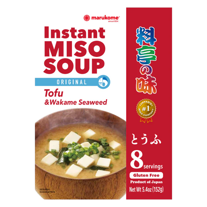 Marukome - Ryotei No Aji Instant-Miso-Suppe mit Tofu 8p 152g