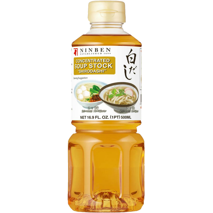 Ninben - Soupe de bouillon condensé Shirodashi 500ml