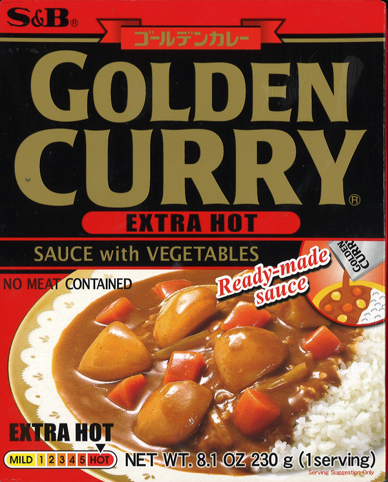 S&B - Golden Curry-Okara-Sauce extra scharf 230g