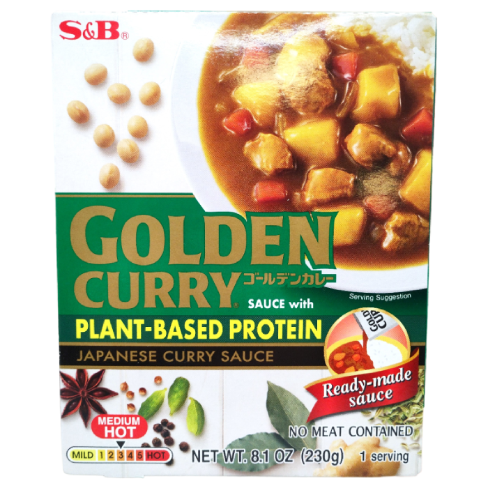 S&B - Salsa de curry con proteínas de origen vegetal 230g