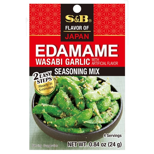 S&B - Wasabi Garlic Edamame Seasoning Mix 24g