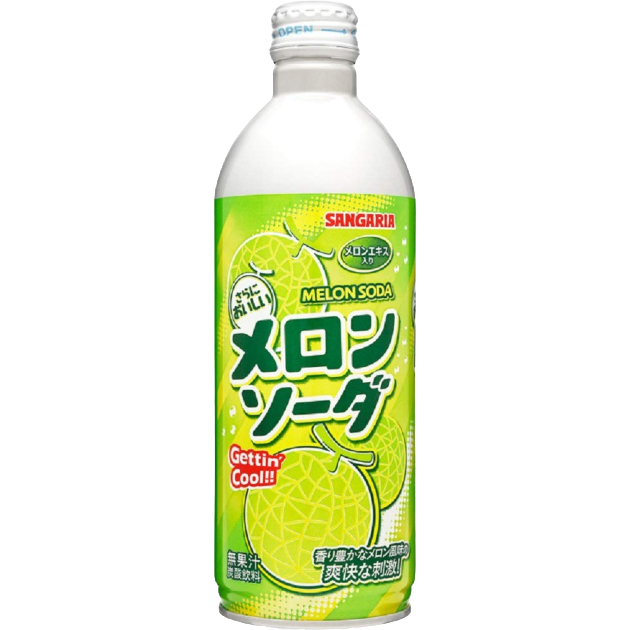 サンガリア メロンソーダボトル缶 500ml | KIOKO サンガリア メロンソーダボトル缶 500ml | KIOKO