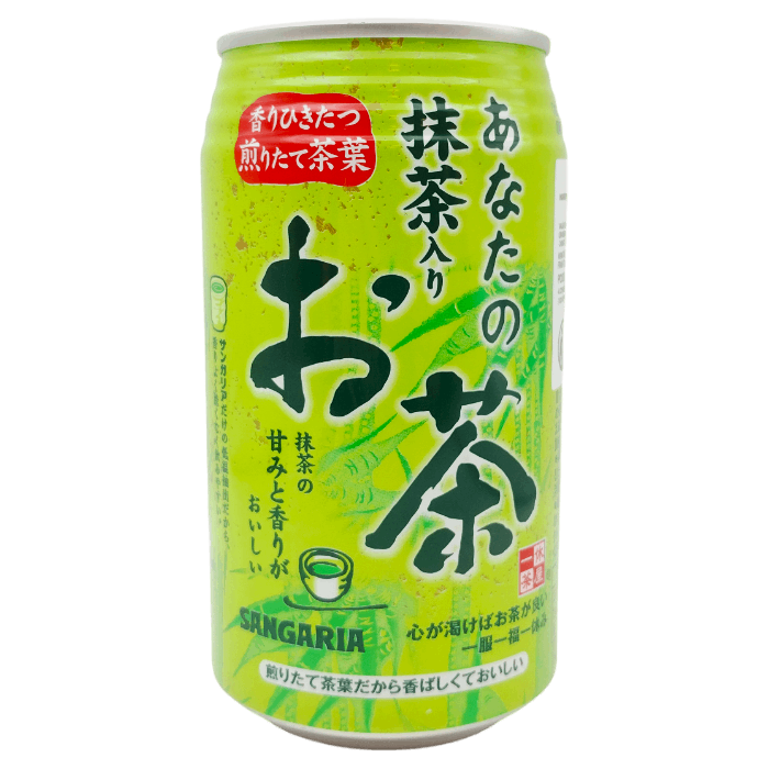 サンガリア　あなたの抹茶入りお茶缶 340g