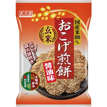 天乃屋 - おこげ煎餅　醤油味 78,3g