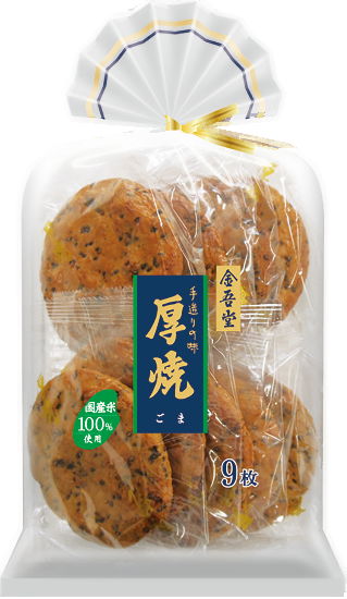 Kingodo - Galleta de semillas de sésamo tostadas gruesas 206 g