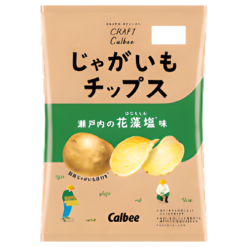 Calbee - Seto hanamo salt chips 65g