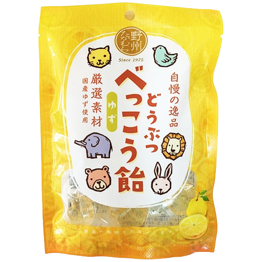 Yasu Takamura - Caramelo Bekko animales Sabor Yuzu 50g