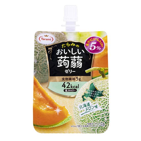 Tarami - Gelatinas de konjac Sabor melón de Hokkaido 150g