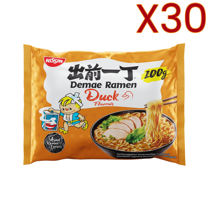 Nissin - Fideos Ramen Demae Canard 100G/500ml X30 BUNDLE