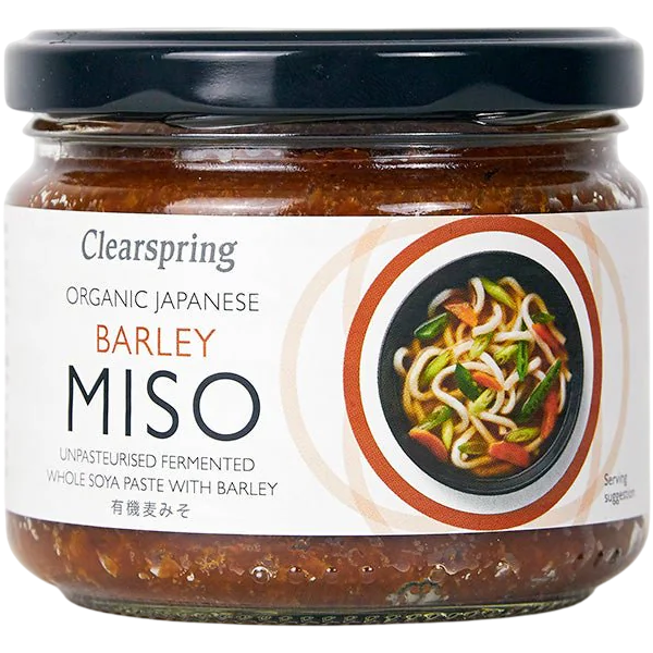 Clearspring - Pâte de miso à l'orge Non pasteurisée 300g