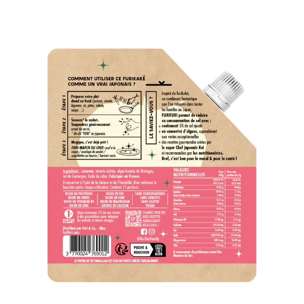 Furi&amp;Co - Furifuri furikake Tomate 45g