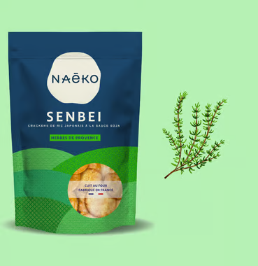 Naeko - Senbei hierbas provenzales 60g