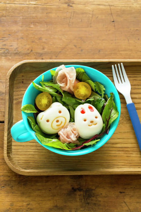 Obento goods - Rabbit and Bear hard-boiled egg mold