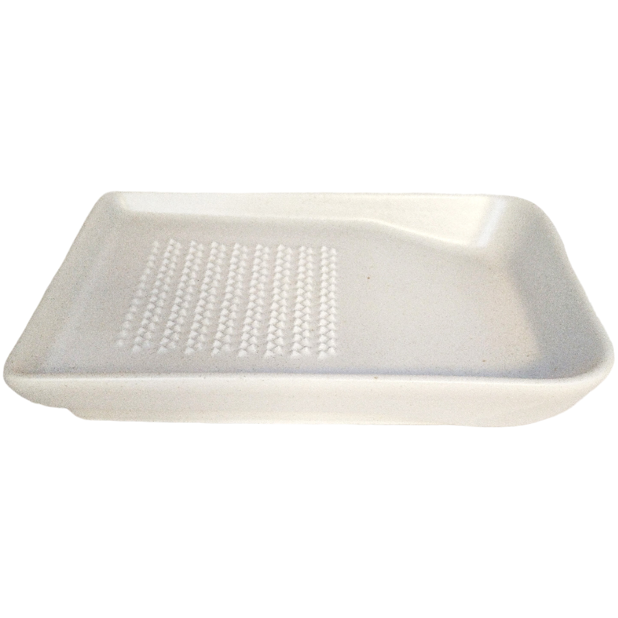 Porcelain Vegetable Grater 13.3x9x2.1cm KIOKO Japanese Grocery