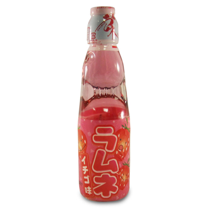 Hata Kosen - Japanese lemonade Ramune strawberry 200ml