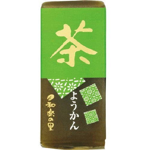 Yoneya - Dulce de pasta de frijol rojo yokan de té verde 58g