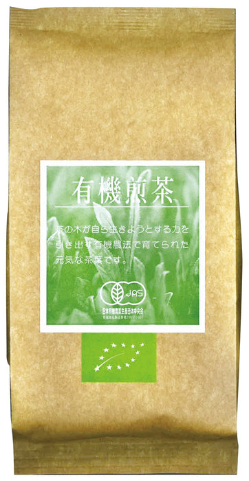 浜佐商店ＪＡＳ　ＢＩＯ有機煎茶２００クラフト袋