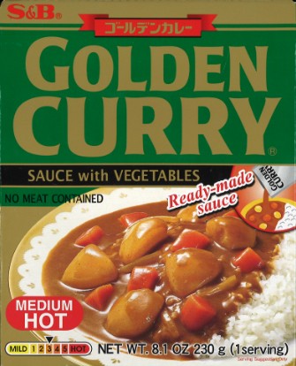 S&B - Golden Vegetable Curry Chukara 230g