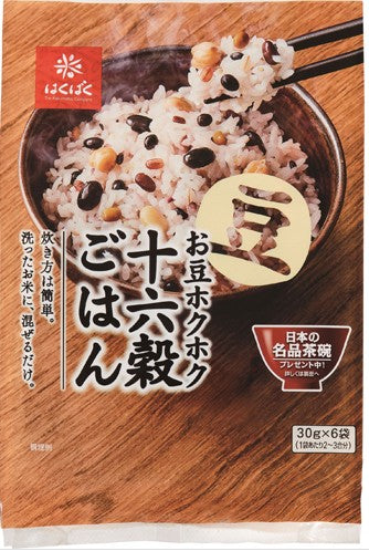 Hakubaku - Mezcla de cereales y frijoles para cocinar arroz 6x30g