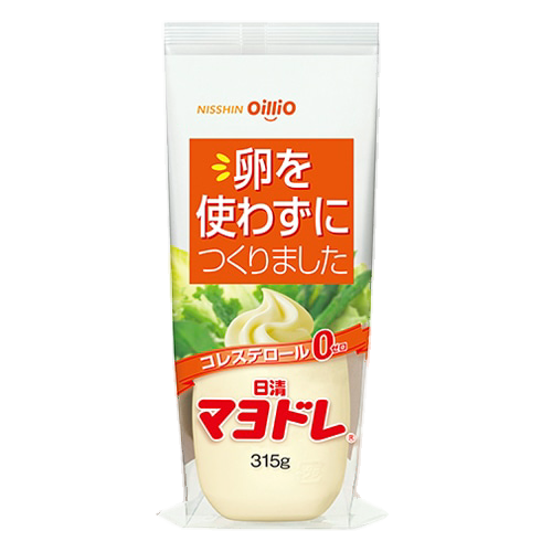 Nisshin Oillio Japanese mayonnaise without eggs 315g Kioko — KIOKO