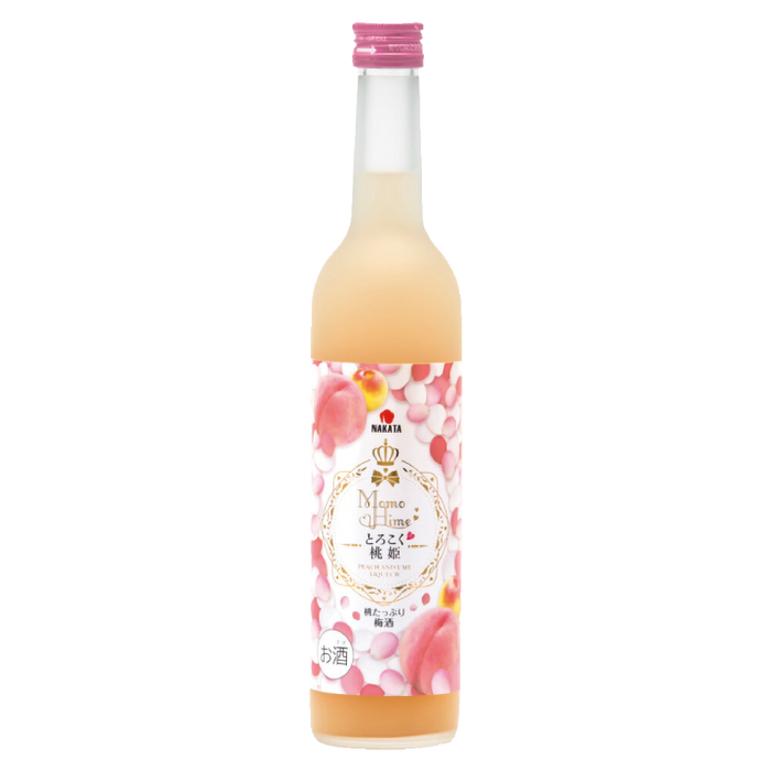 中田　梅姫とろこく桃たっぷり梅酒8％ 0.5L