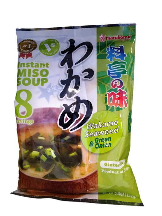 Marukome - Suppe Miso Instantane Ryotei no aji algae wakame 8p 152g