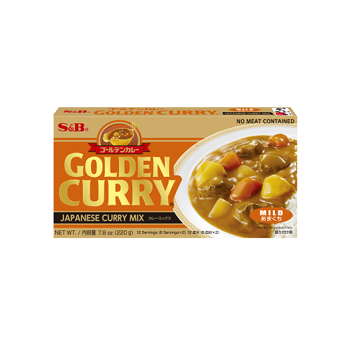 Curry japonais Golden Curry moyen 92g S&B