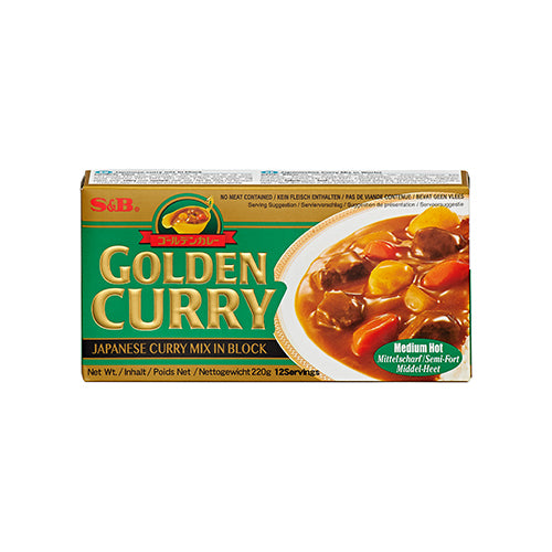 S&B-Golden Curry Chukara 220g