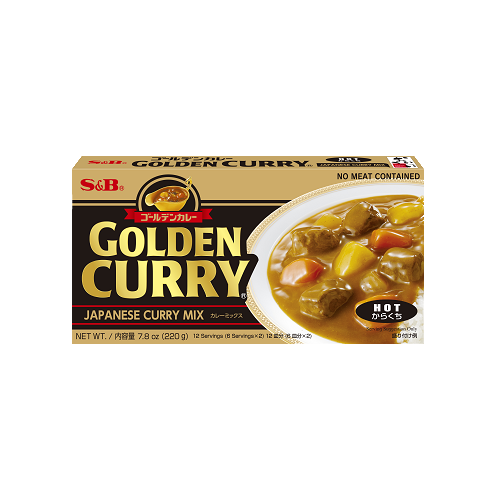 S&B - Golden Curry spicy strong 220g