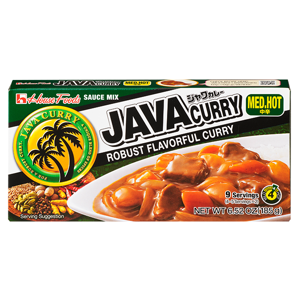 House - Java salsa de curry picante medio 185g