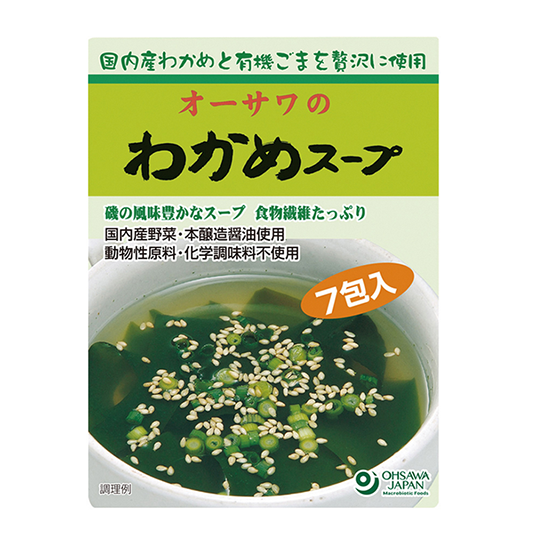 Ohsawa Japan - soupe aux algues wakamé 7x6,5g
