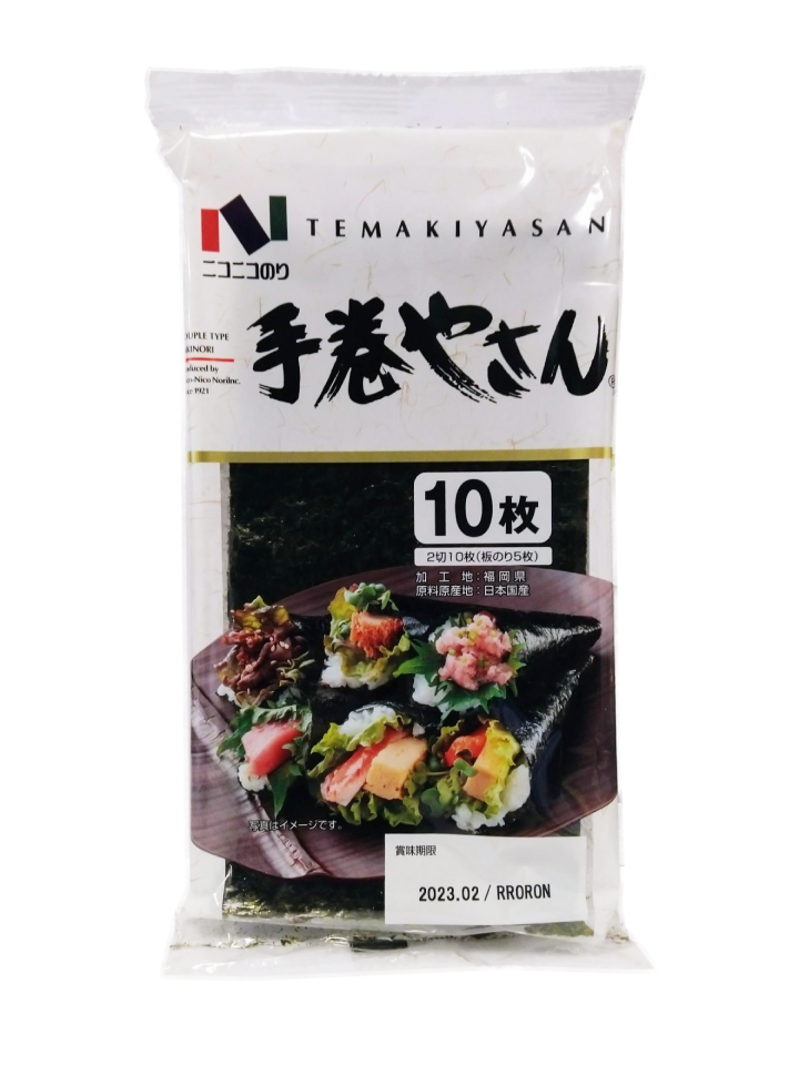 Feuilles　KIOKO　Épicerie　d'algue　Nikoniko　15　G　Nori　Temaki　Japonaise