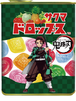 サクマ 缶ドロップス（鬼滅の刃デザイン） 71g | KIOKO