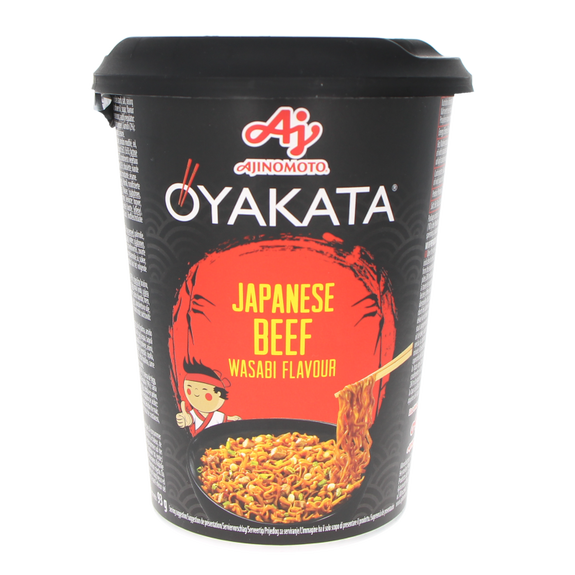 Ajinomoto - Oyakata yakisoba bœuf à la japonaise wasabi 93g