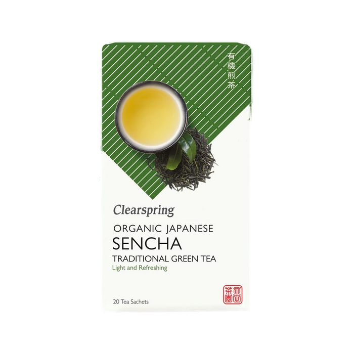 Clearspring - Thé Vert Sencha Japonais Bio 20 Sachets de thé 36g