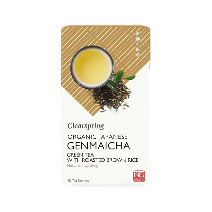 Clearspring - Japanese organic genmaicha 20 tea bags 36g